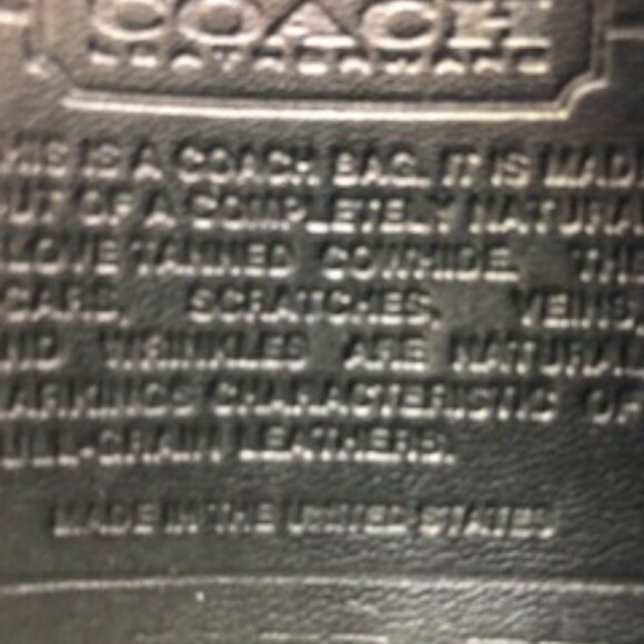 Black Leather Coach Crossbody Bag - Picture 4 of 8